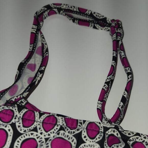 A&H Sportswear Womens 26W Tankini Top Plus Size Swimsuit Pink Black Polka Dots - Picture 8 of 16